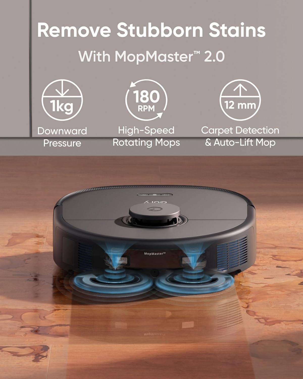 X10 Pro Robot Vacuum Cleaner with Mop, Incredible Suction, Dual Mops with 12 Mm Auto-Lift and Carpet Detection, AI Obstacle Avoidance