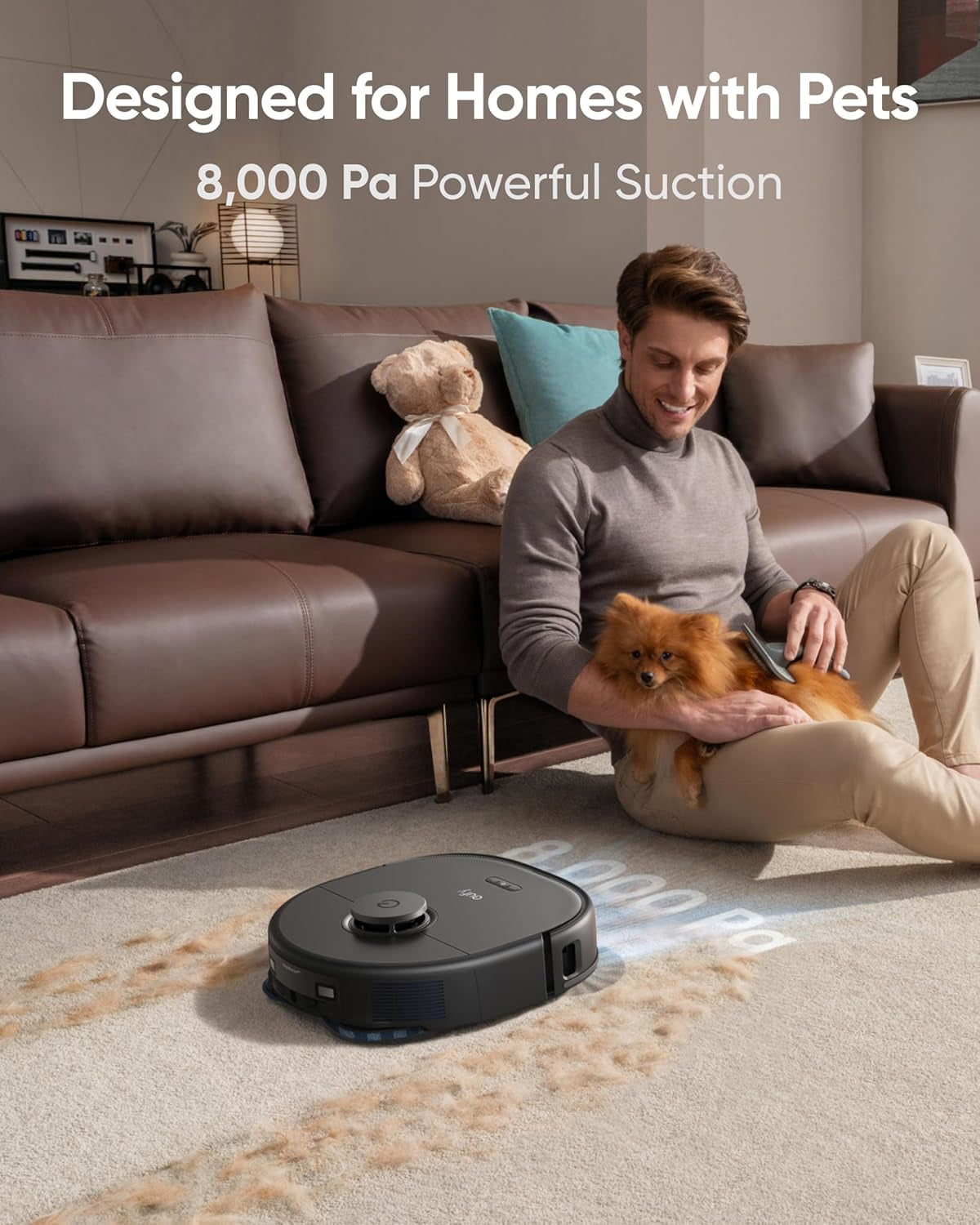 X10 Pro Robot Vacuum Cleaner with Mop, Incredible Suction, Dual Mops with 12 Mm Auto-Lift and Carpet Detection, AI Obstacle Avoidance