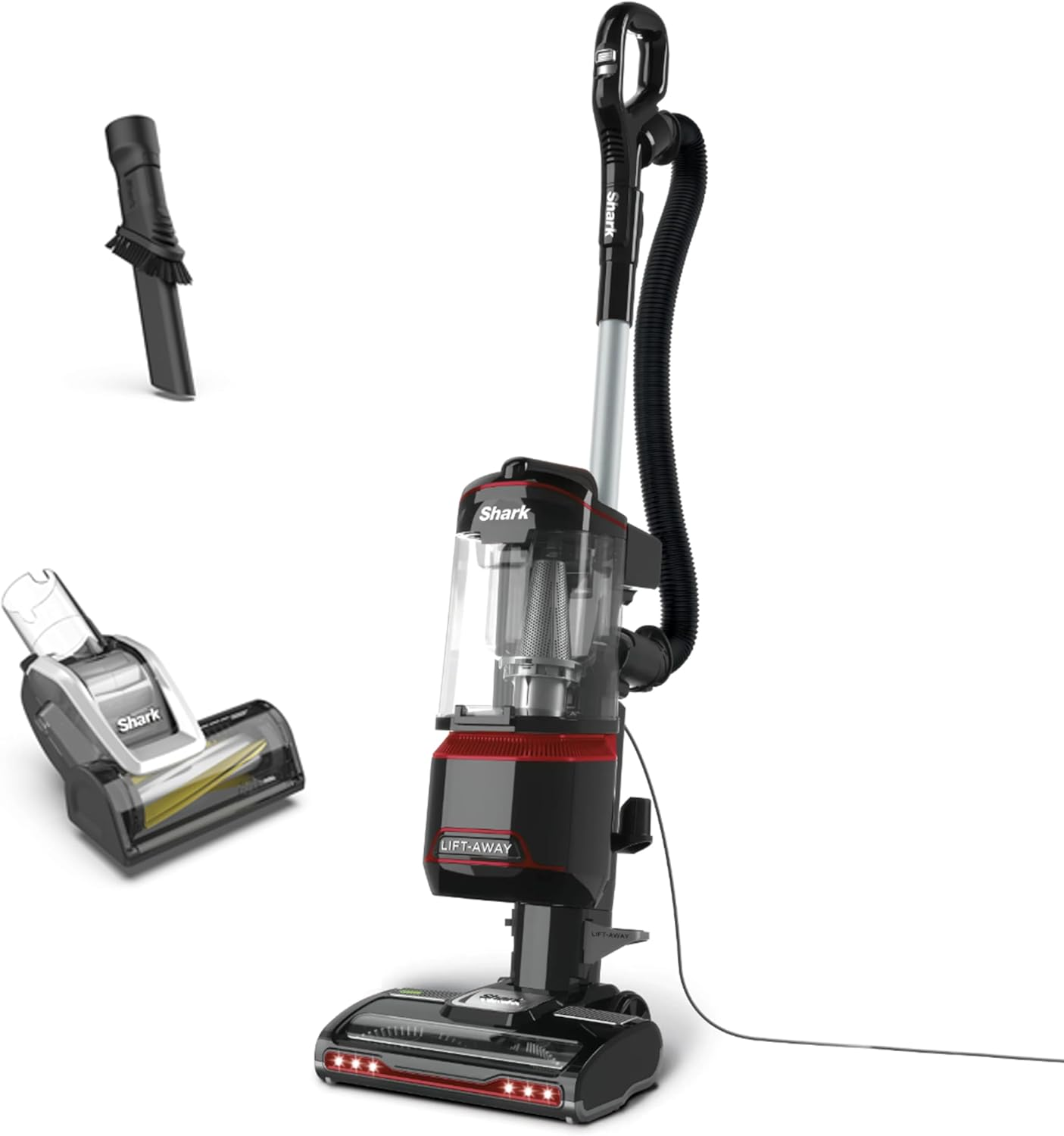 Corded Upright Vacuum Cleaner 1.1L with Lift-Away Technology, Pet Model, LED Headlights, Anti-Allergen, 8M Cord, 750W, Pet, Crevice