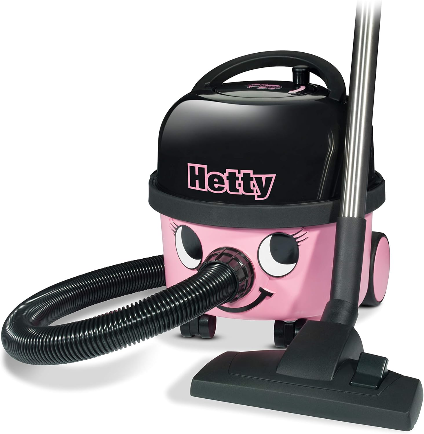 Hetty Bagged Cylinder Vacuum, 620 W, 6 Litres, Pink