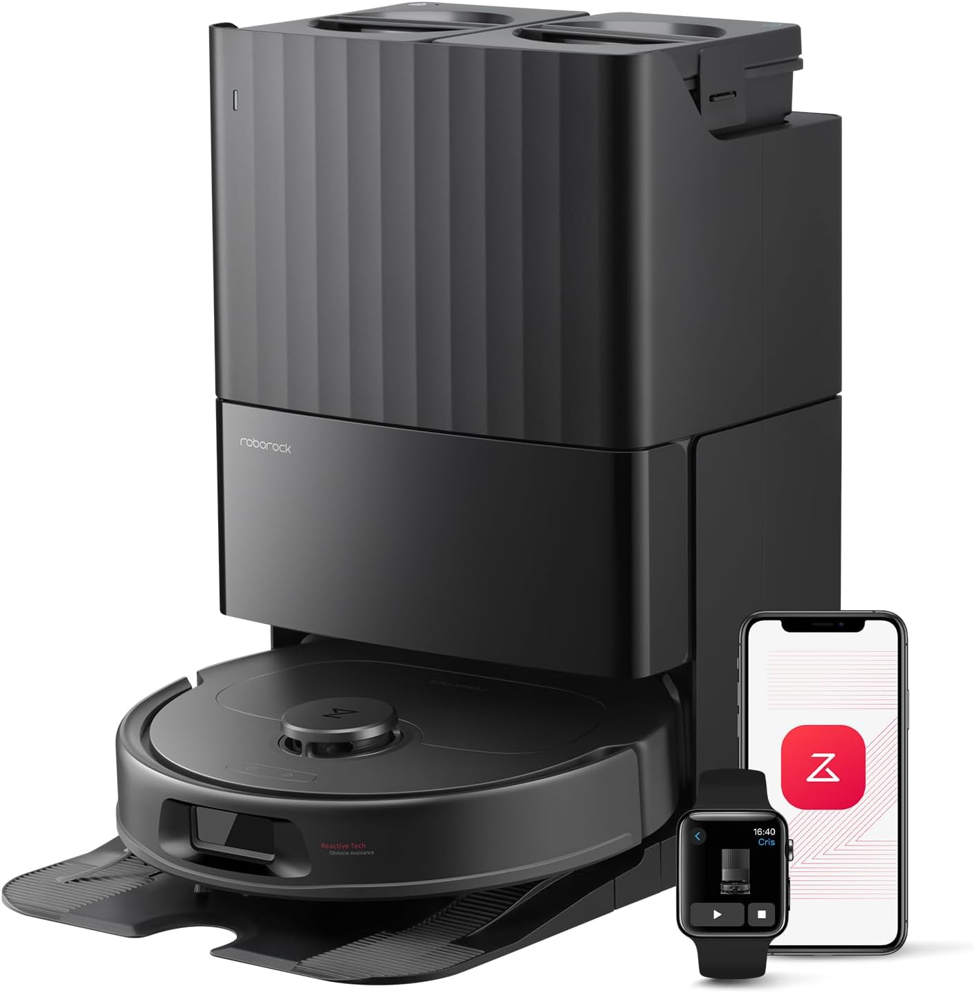 Robot Vacuum Cleaner with Mop, 10,000Pa Suction, Upgraded from Qrevo S, Dual Anti-Tangle Brushes, Smart Obstacle Avoidance