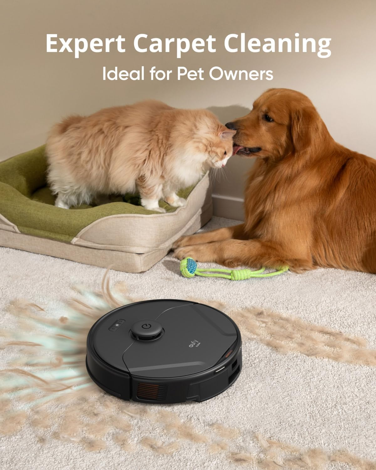 X8 Pro Robot Vacuum Cleaner with Mop and Self-Empty Station, Twin-Turbine™ 2× 4000Pa Suction, Active Detangling™ Roller Brush