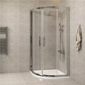 Quadrant Shower Enclosure Sliding Walk in Corner Cubicle Screen Door 6mm Glass