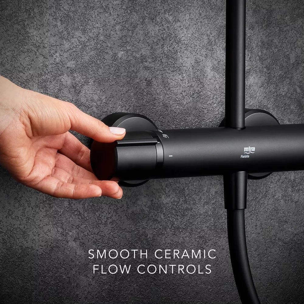 Mira Relate ERD Dual Thermostatic Bar Mixer Shower with Adjustable & Fixed Head