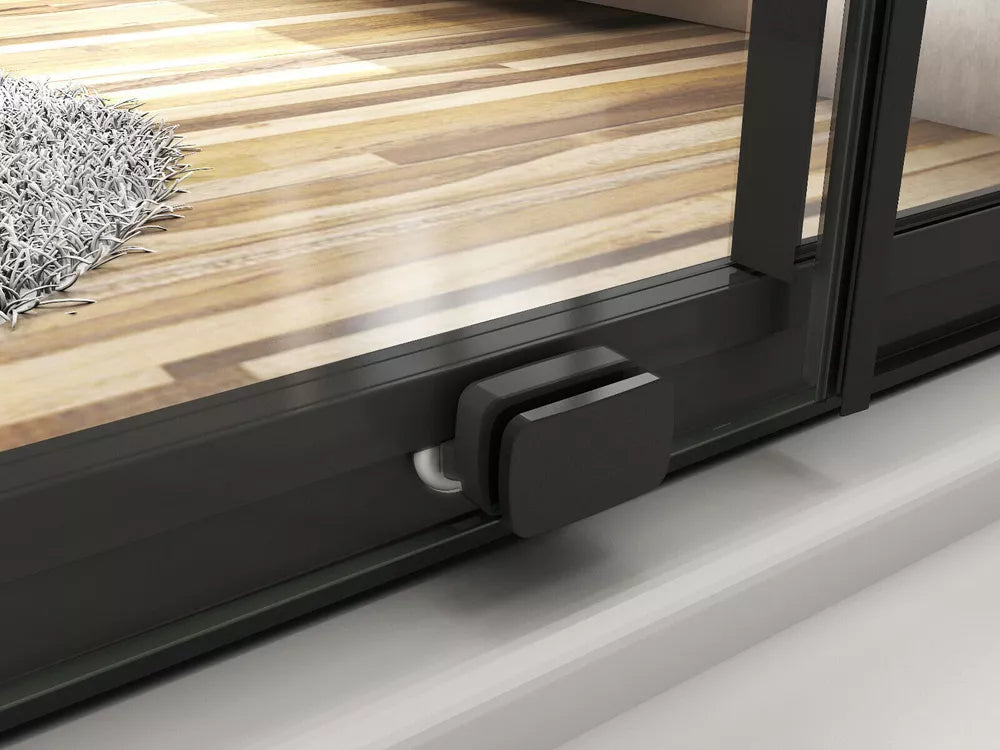 Black Frame Sliding Shower Enclosure Door Cubicle SidePanel NANO Glas and Tray