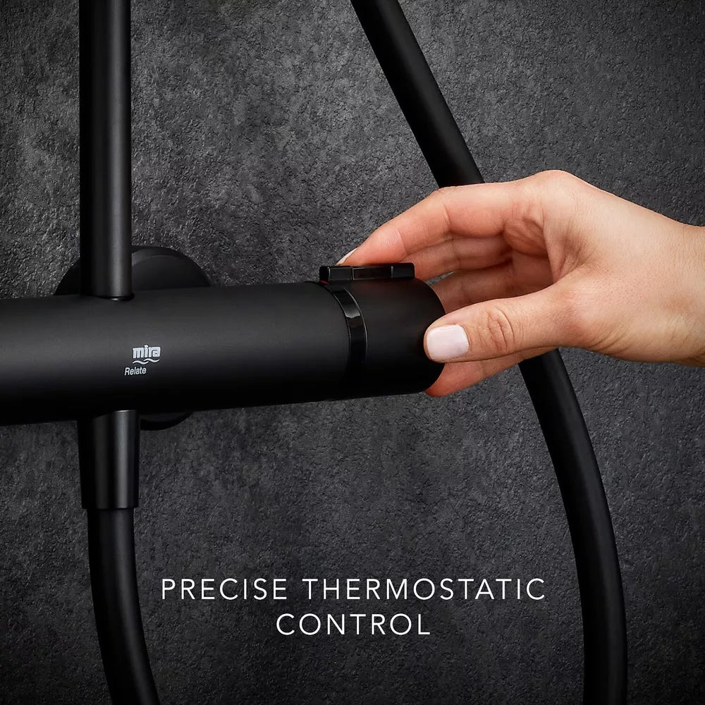 Mira Relate ERD Dual Thermostatic Bar Mixer Shower with Adjustable & Fixed Head