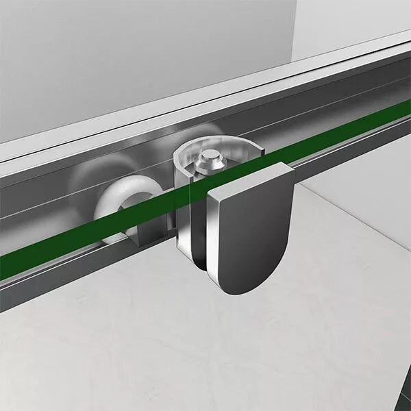 Quadrant Shower Enclosure Walk In Corner Cubicle 6mm Glass Screen Door and Tray